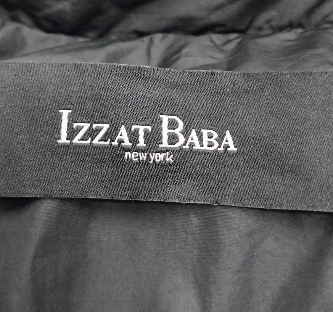 IZZAT BABA 블랙 패딩 점퍼 (라쿤털분실) (후드분리됨) 상품이미지5