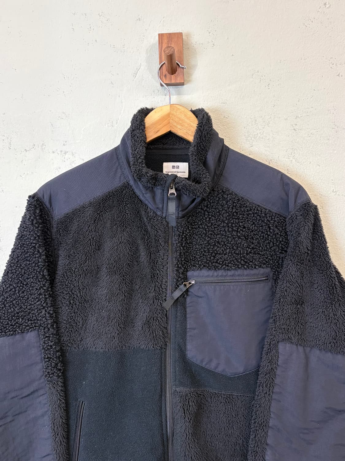 유니클로 엔지니어드가먼츠 후리스 자켓 블랙 상품이미지4