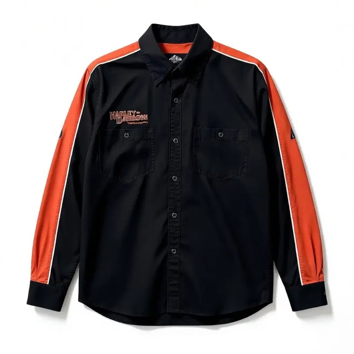 HARLEY-DAVIDSON 할리데이비슨 빅로고 워크 레이싱 셔츠 상품이미지1