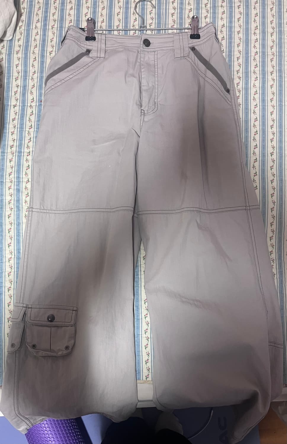 코이세이오 스냅 워크 팬츠 라이트 베이지 상품이미지3