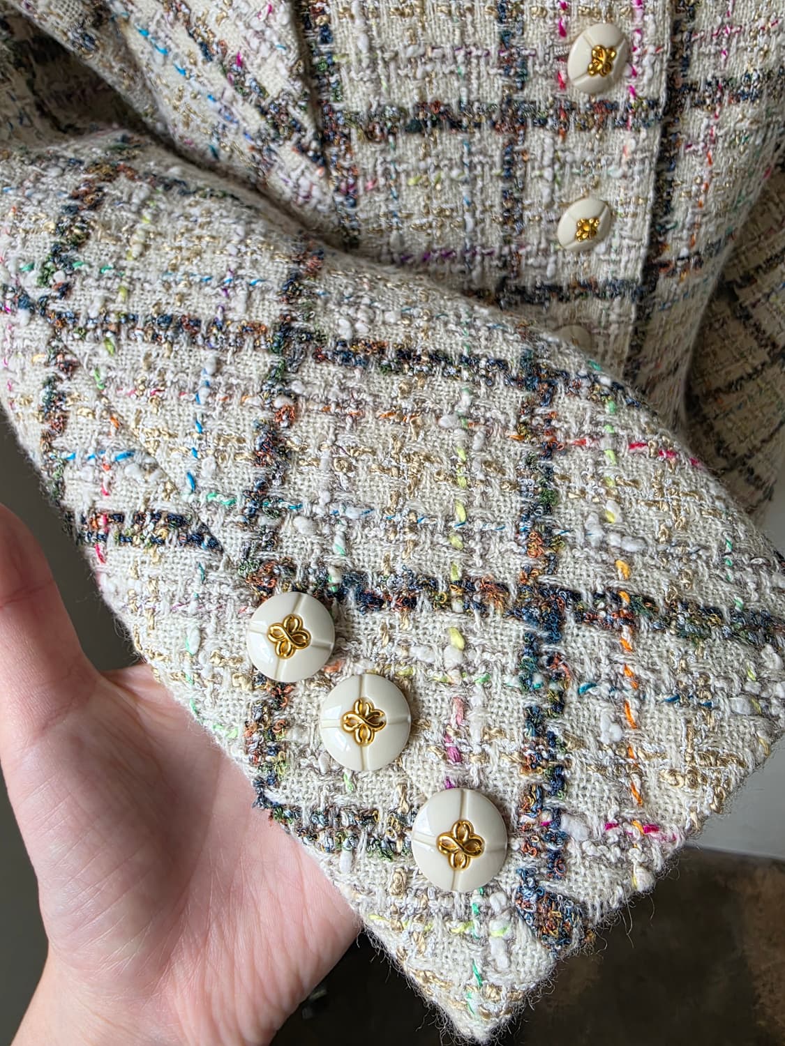 Leilian 레리안 부클 트위드 셋업 상품이미지4