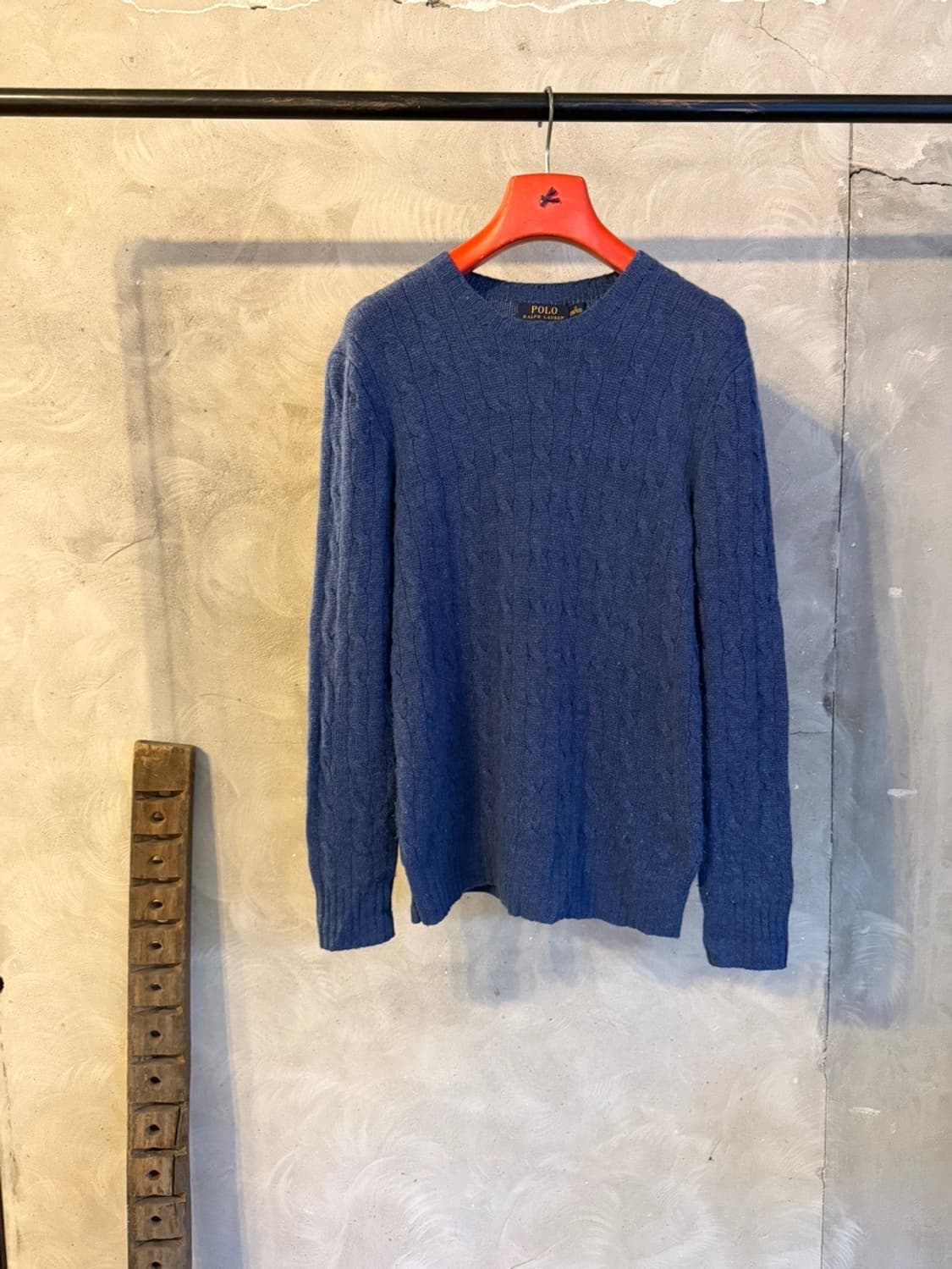 폴로 랄프로렌 캐시미어 케이블 니트 100 상품이미지1