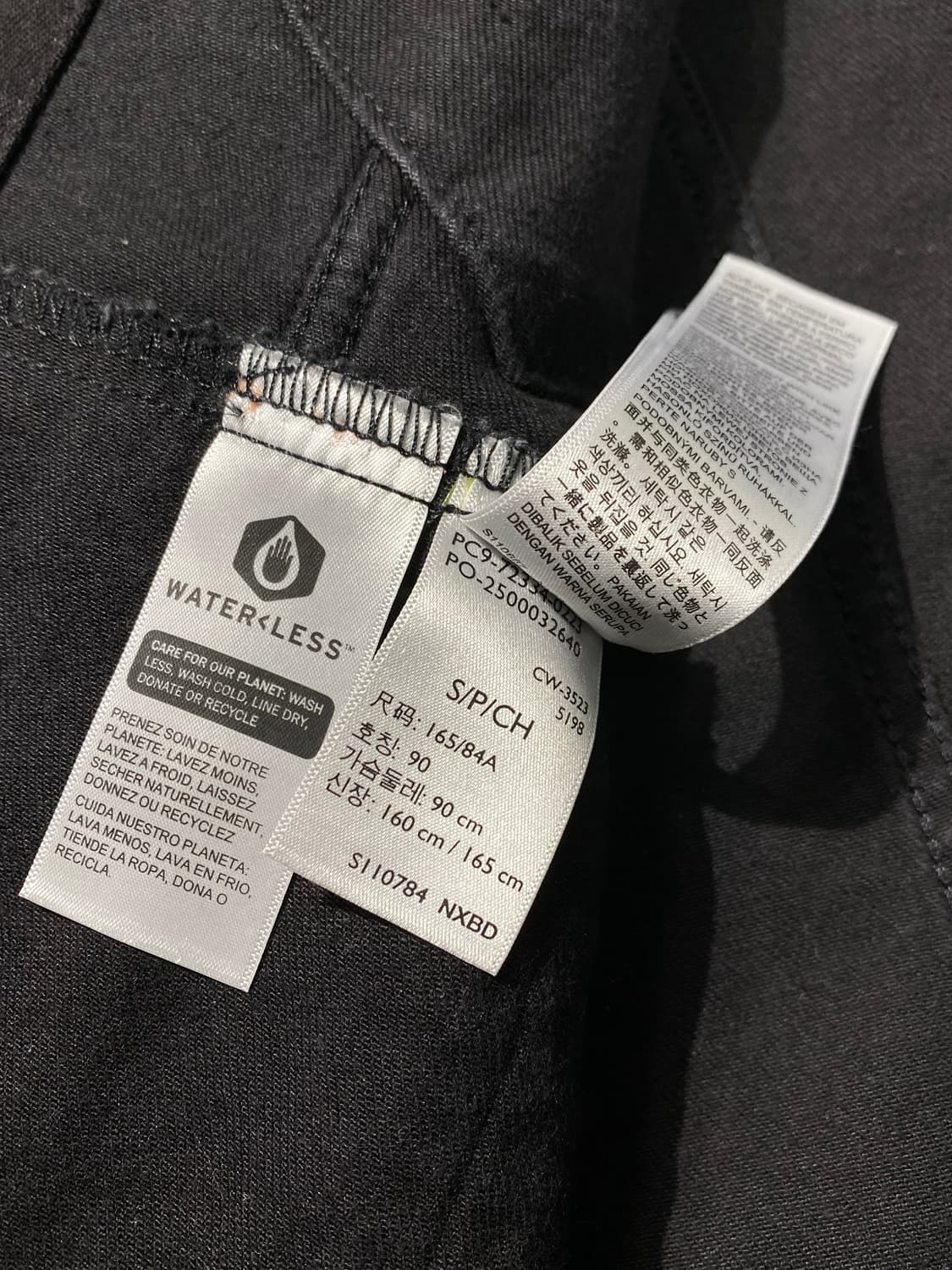 [S] Levi's 리바이스 스탠다드 블랙 데님 트러커 자켓 상품이미지7