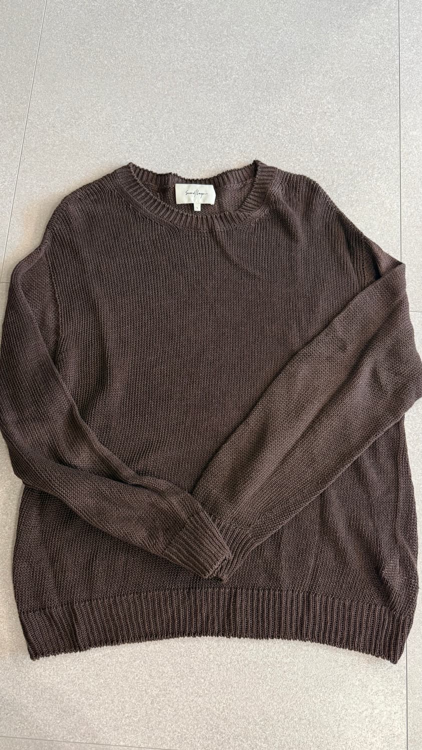 세컨드레이어 니트 풀오버 상품이미지1