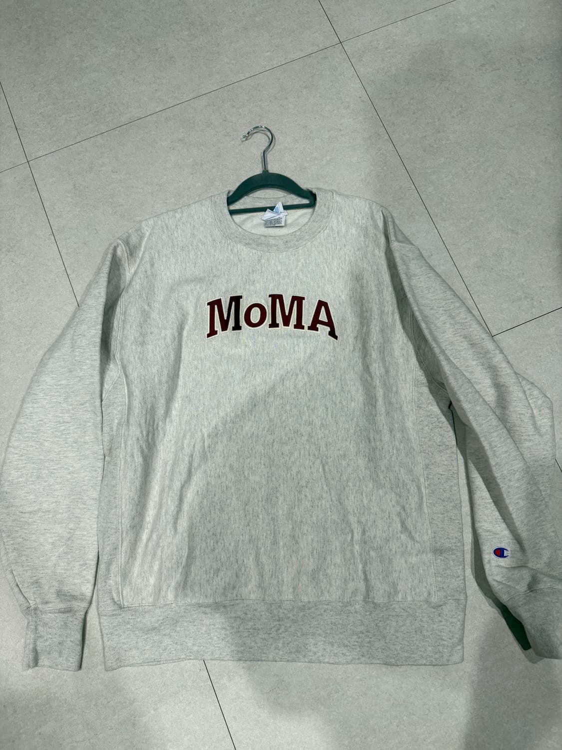 챔피온 MOMA 리버스위브 맨투맨 오트밀 XL 상품이미지1