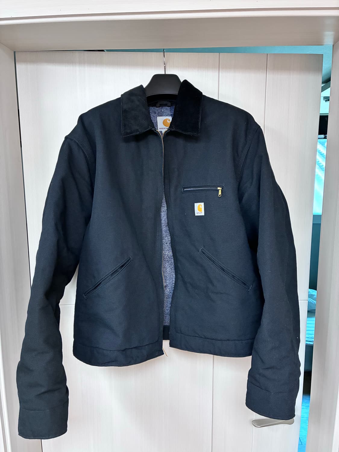 새상품) 칼하트 디트로이트자켓 J01 후기형 블랙 상품이미지1