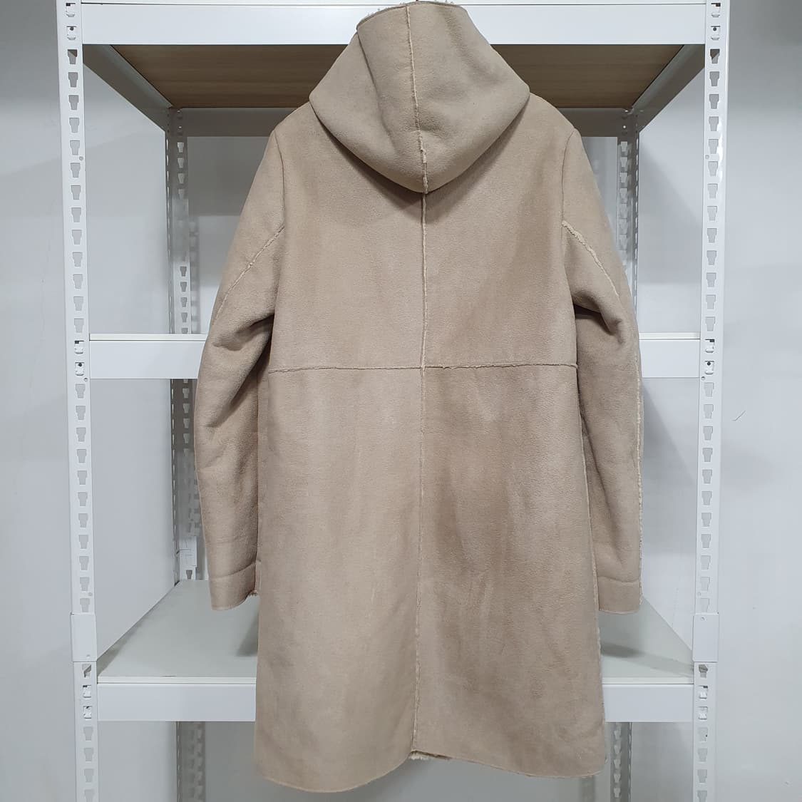 빈티지 모리걸 그레이 베이지 그레이지 무스탕 상품이미지3