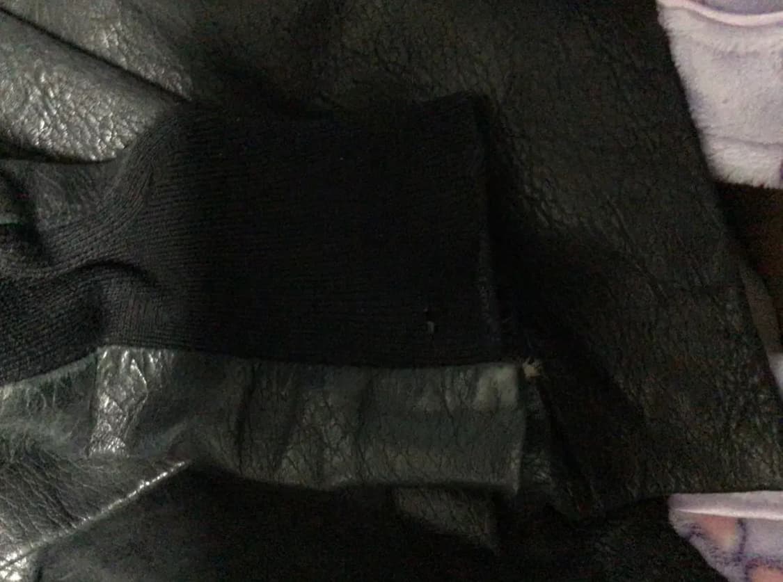 릭오웬스 하이넥 레더자켓 42 상품이미지3