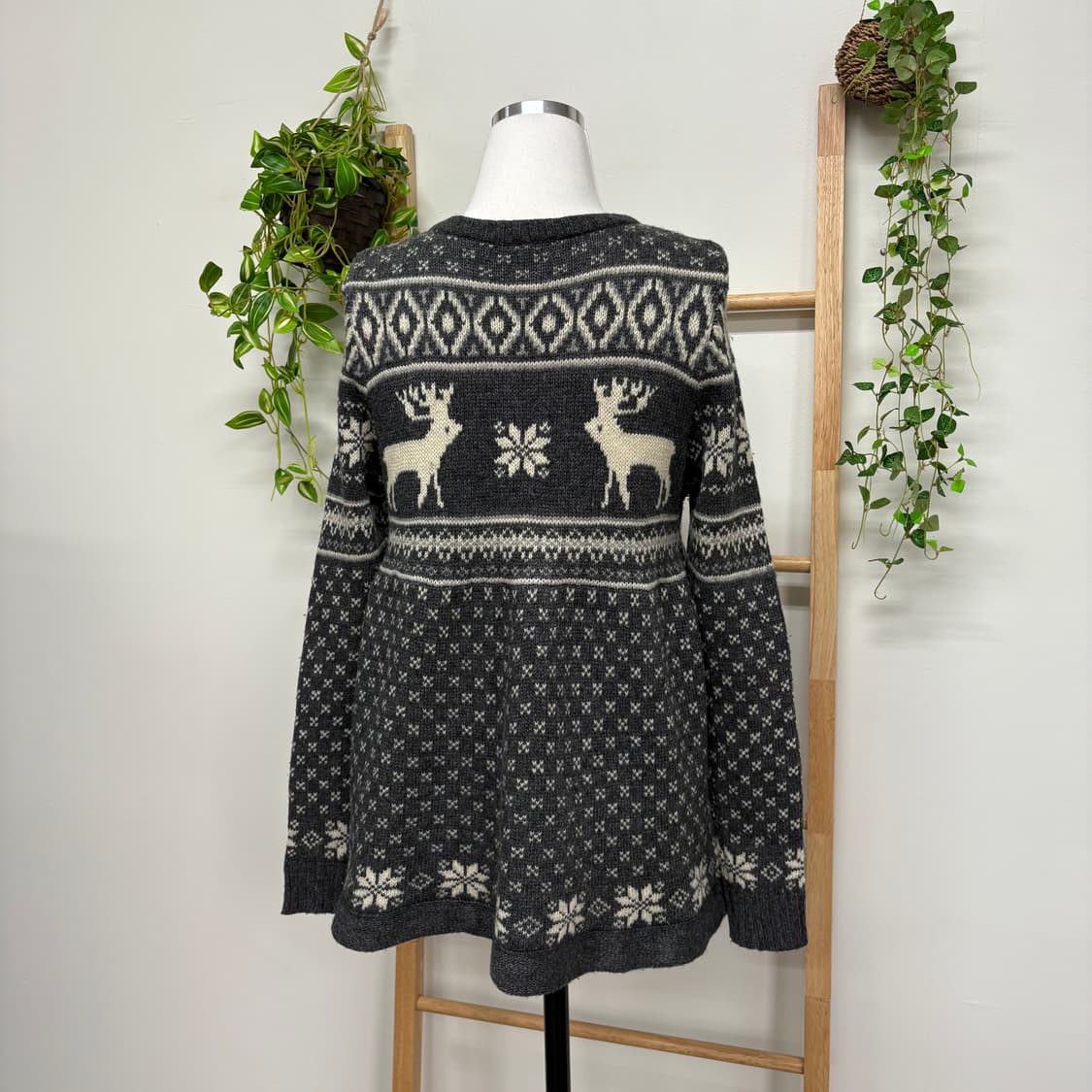 BEAMS HEART 빔즈하트/ 노르딕니트가디건 울가디건 페어아일가디건 상품이미지6