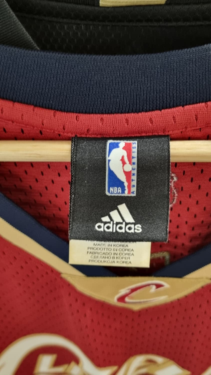 NBA 르브론 제임스 클리블랜드 1기 어센틱 저지 XL 상품이미지2