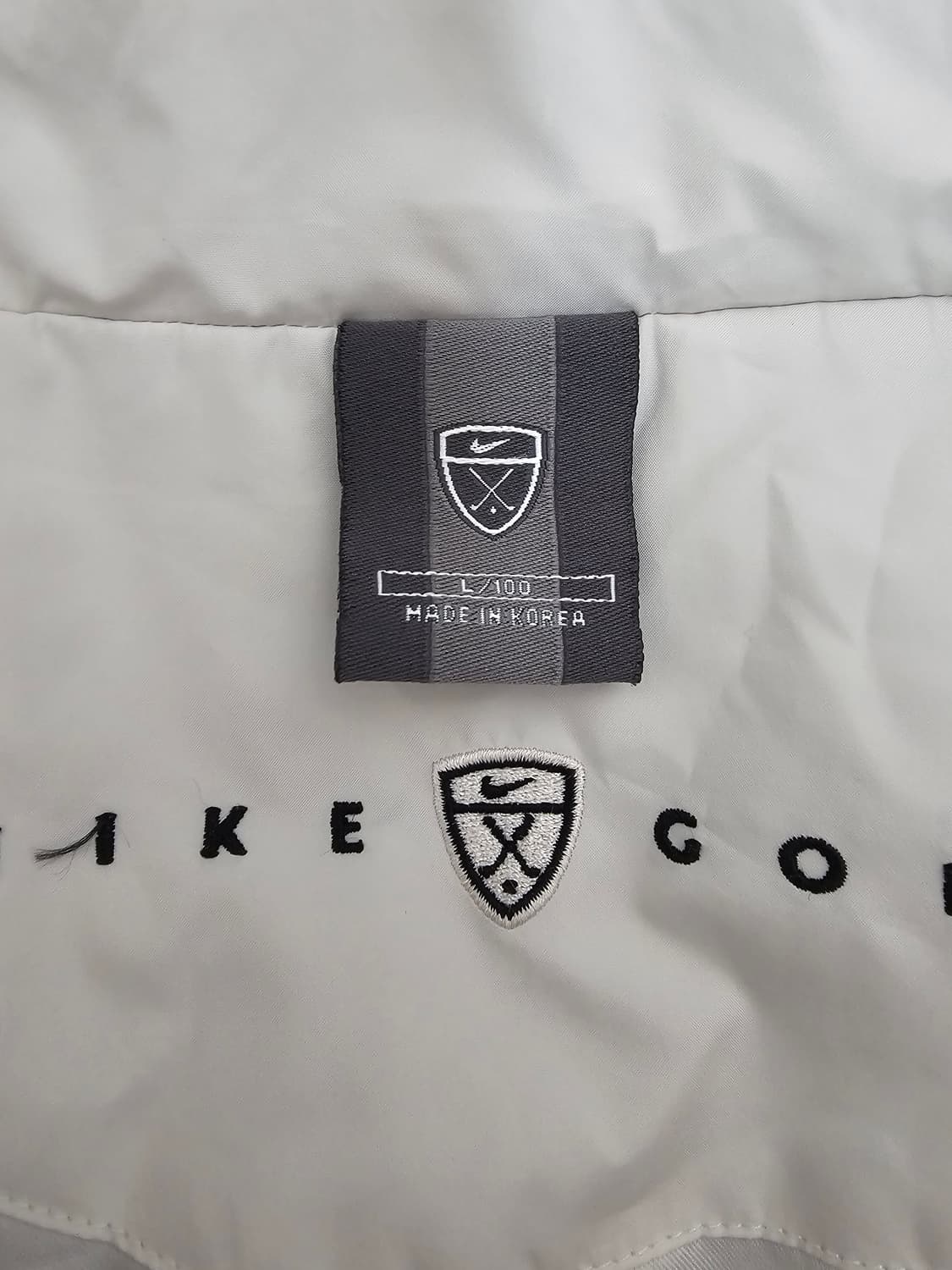나이키 골프 올드스쿨 아이보리 자켓 L 상품이미지3
