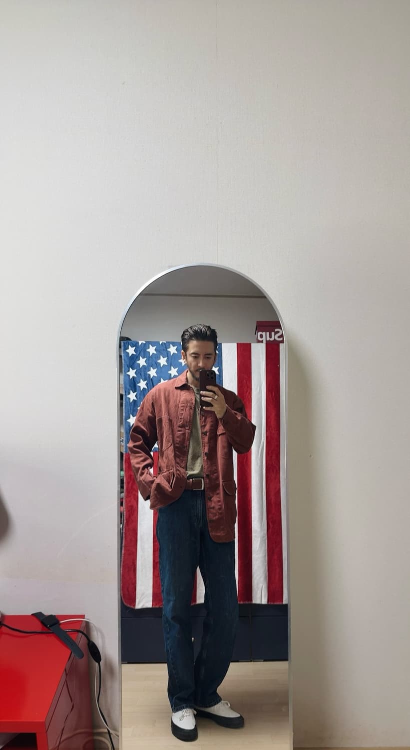빈티지 프렌치 워크자켓 French Work jacket 워크웨어[XL] 상품이미지6