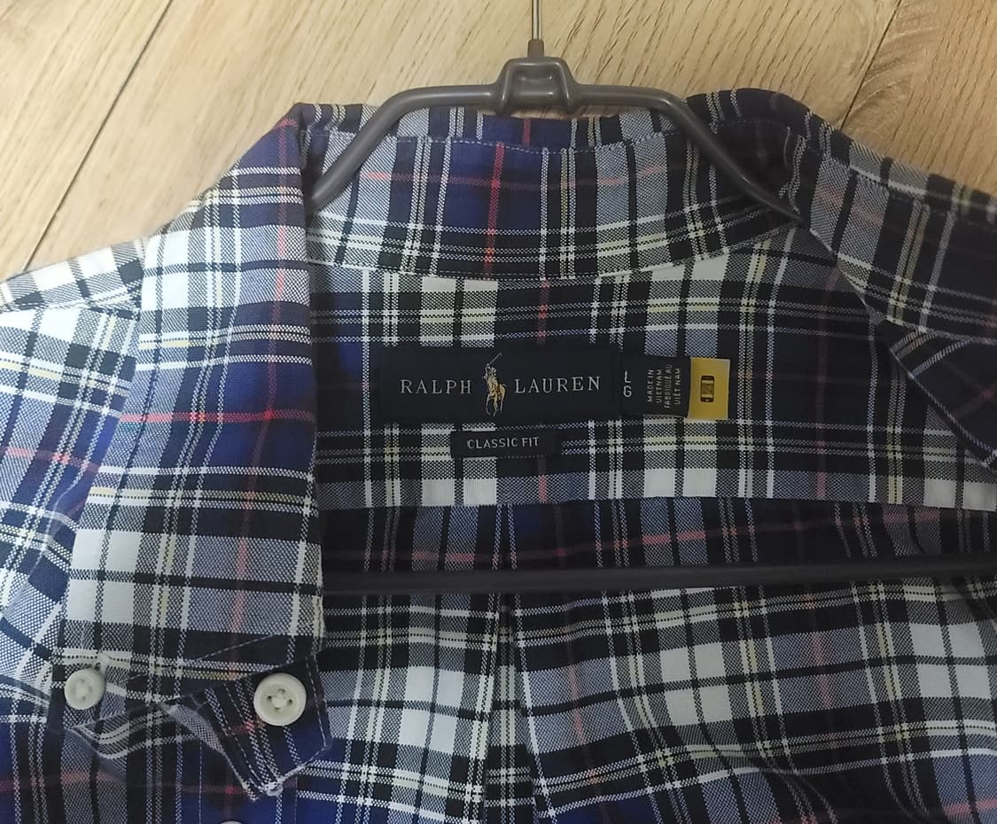 폴로 polo 신형 매장판 체크셔츠 클래식핏L 상품이미지2