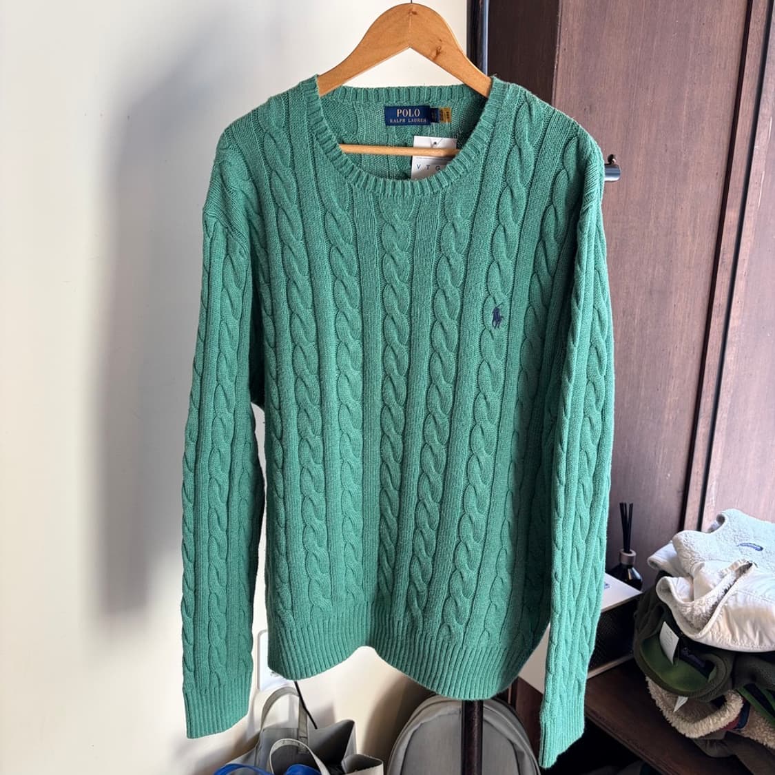 15297 - 폴로 랄프로렌 그린 케이블 니트 상품이미지2
