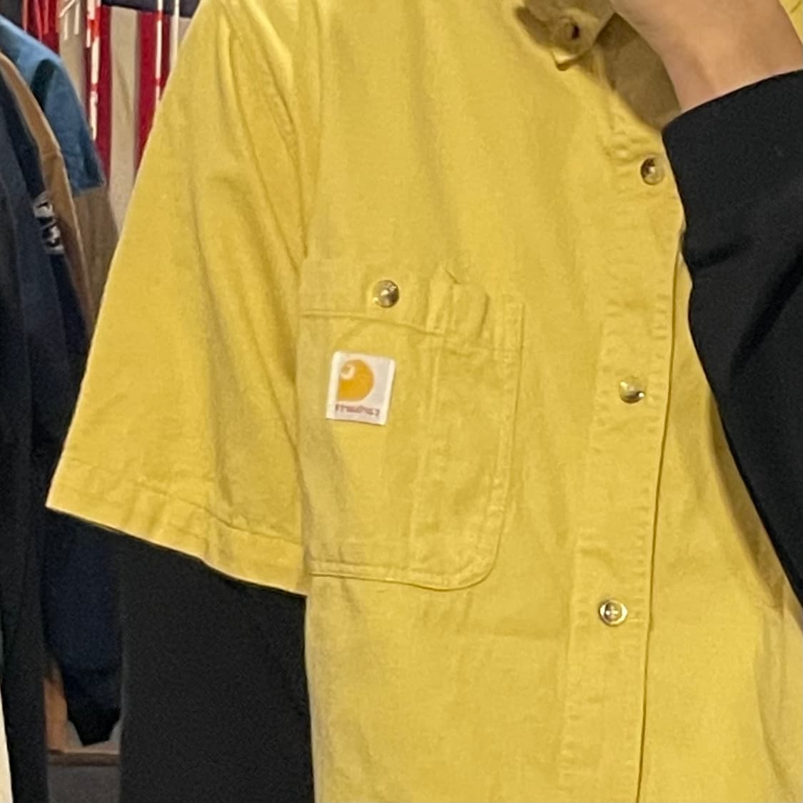 [IM] carhartt 칼하트 머스타드 반팔셔츠 상품이미지6