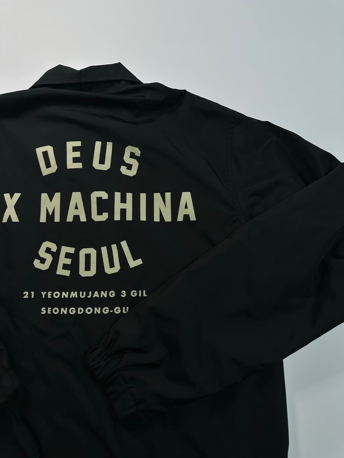 데우스 서울 블랙 코치자켓 L 상품이미지7
