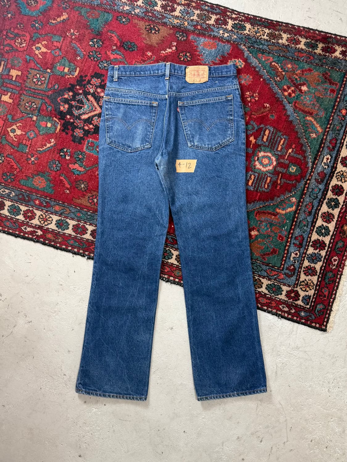 80's USA Made 리바이스 517 체인스티치 리바이스 진청  상품이미지3