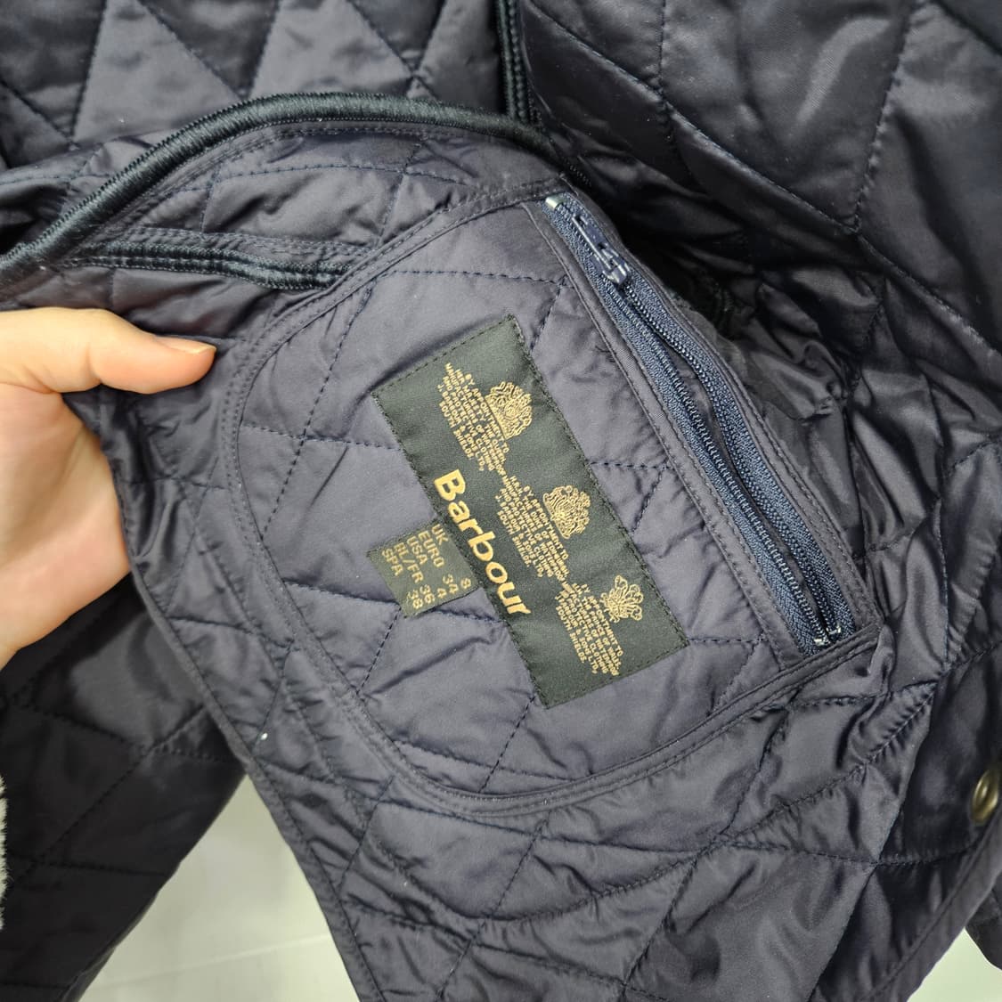 바버 퀄팅 자켓 상품이미지3