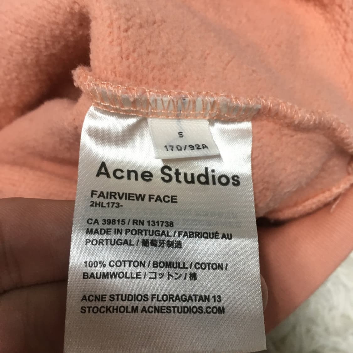 아크네스튜디오 포바 맨투맨 DD06 상품이미지4