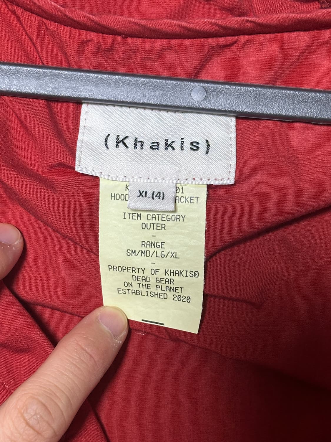 카키스 후디드 윈드 자켓 상품이미지2