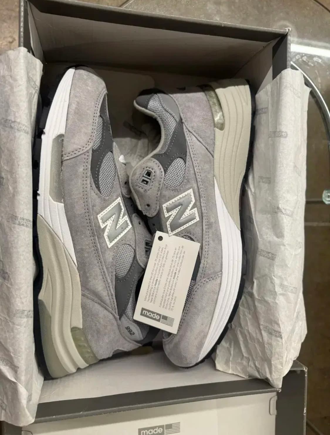 [280]뉴발란스 992 그레이 M992GR  상품이미지1