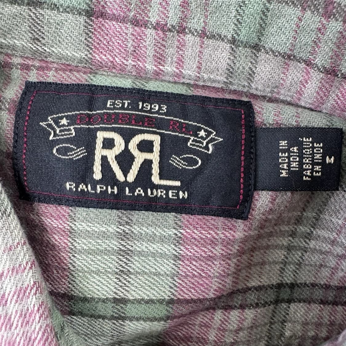 RRL 더블알엘 플래드 트윌 워크셔츠 상품이미지4