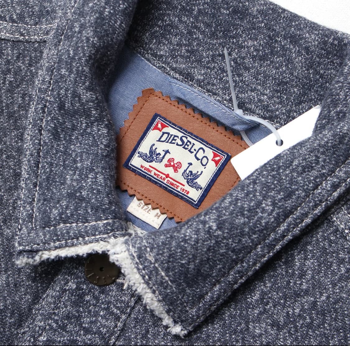 디젤 웨스턴 셔츠 집업 자켓 상품이미지3