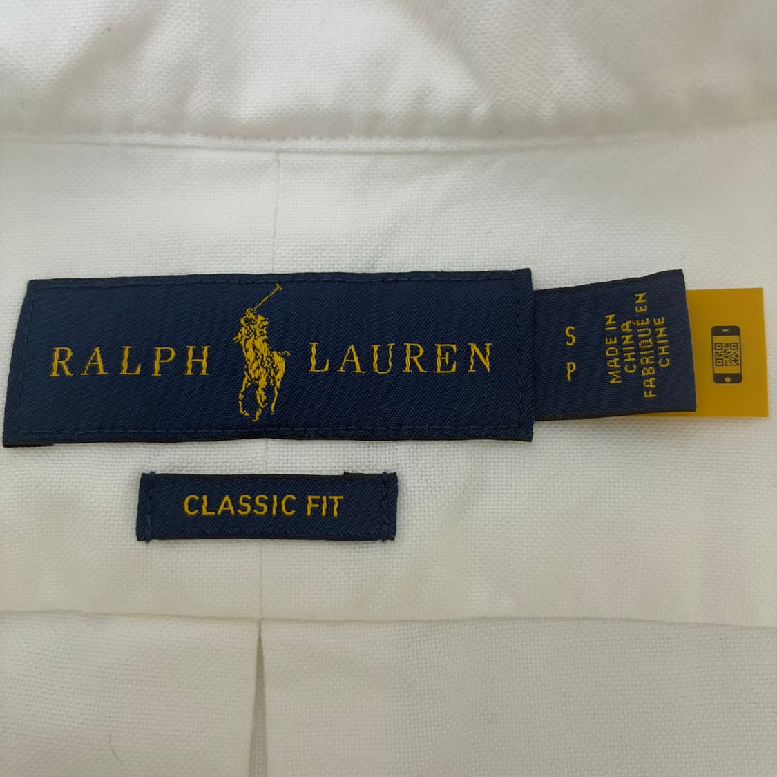 Polo 폴로 랄프로렌 신형 QR 현행 화이트 옥스포드 셔츠 상품이미지4