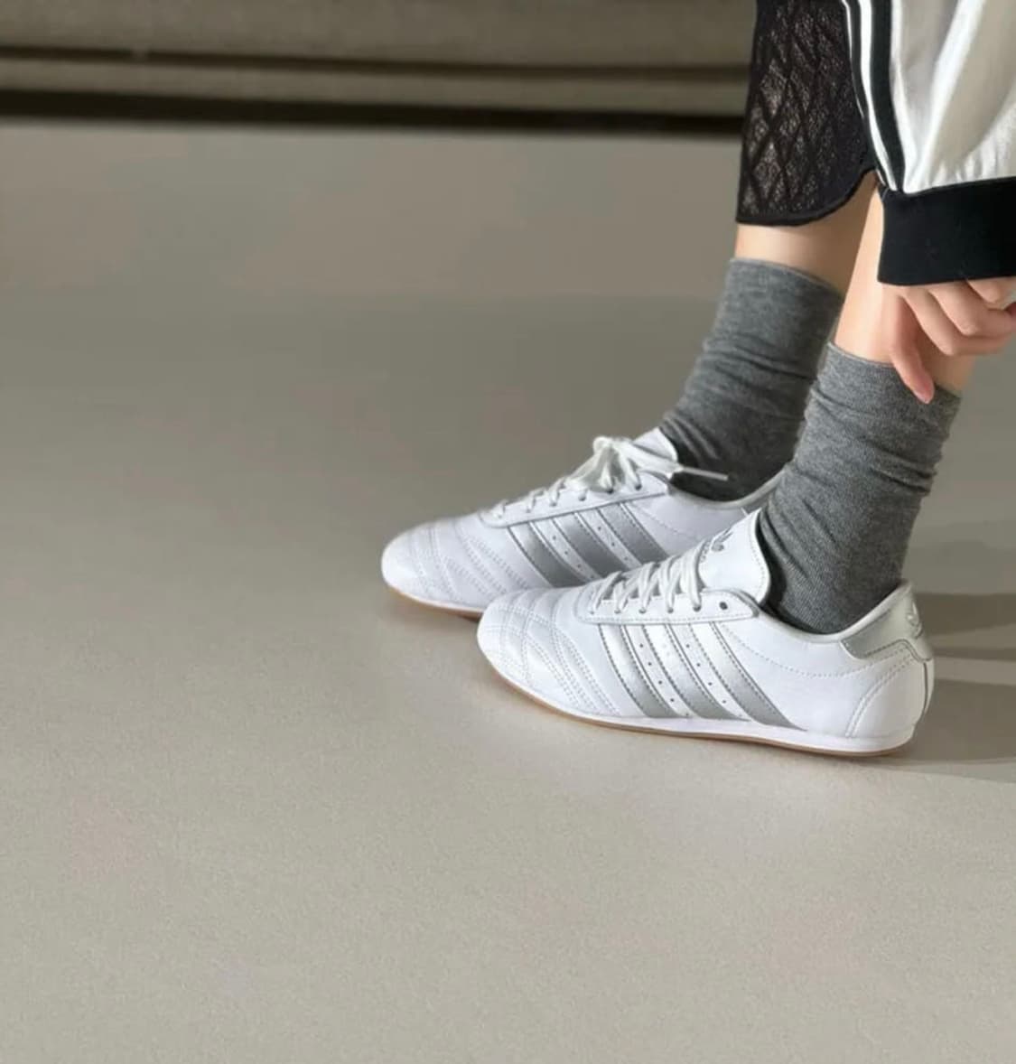 아디다스 태권도 실버 화이트 상품이미지2