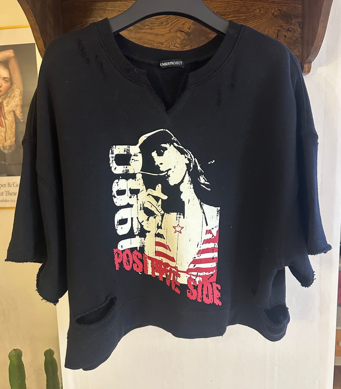 (새상품) 넘버프로젝트 빈티지 하프 슬리브 스웻셔츠 (F) 상품이미지4