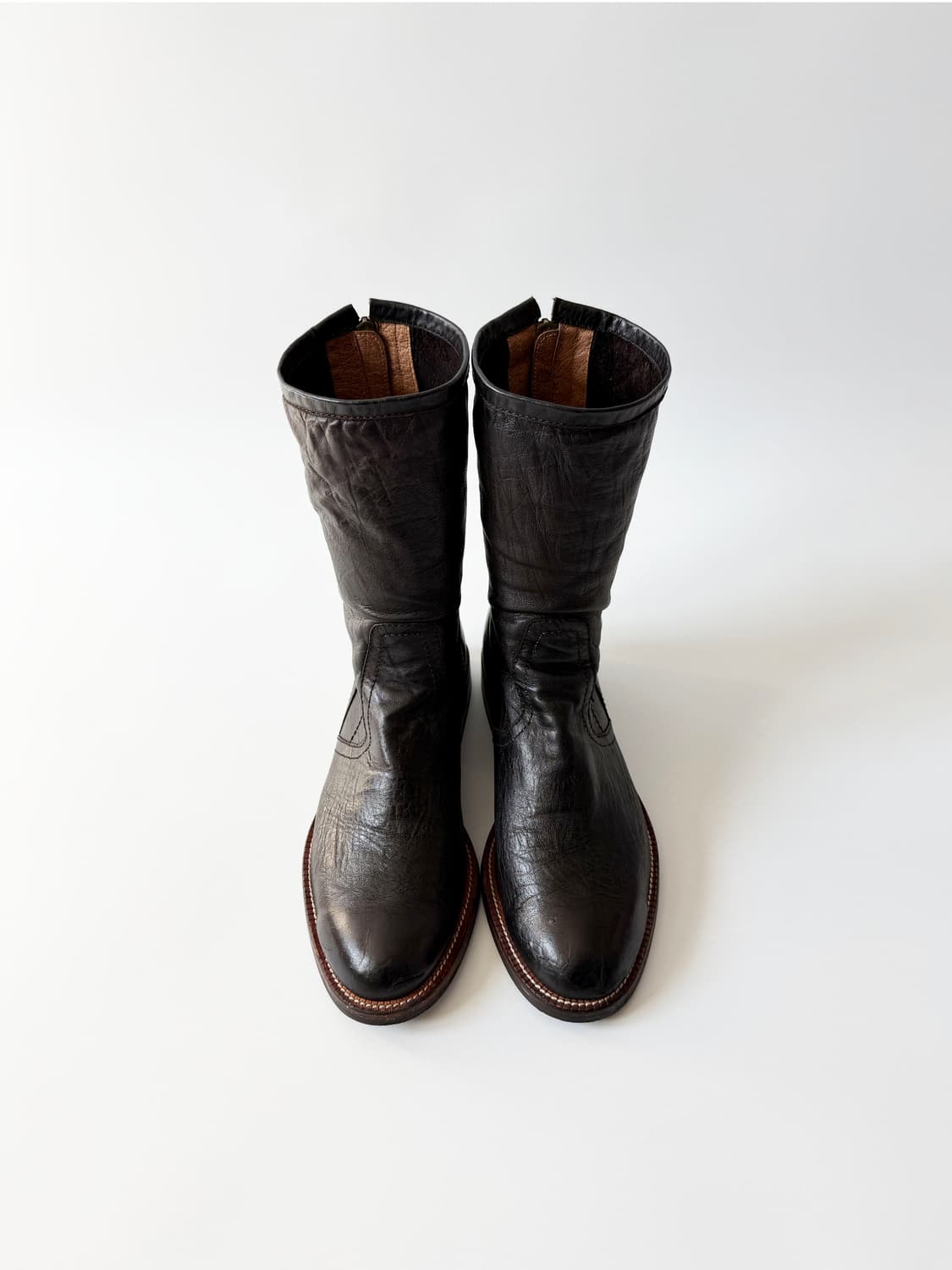 Vintage 빈티지 소프트 레더 부츠 상품이미지3