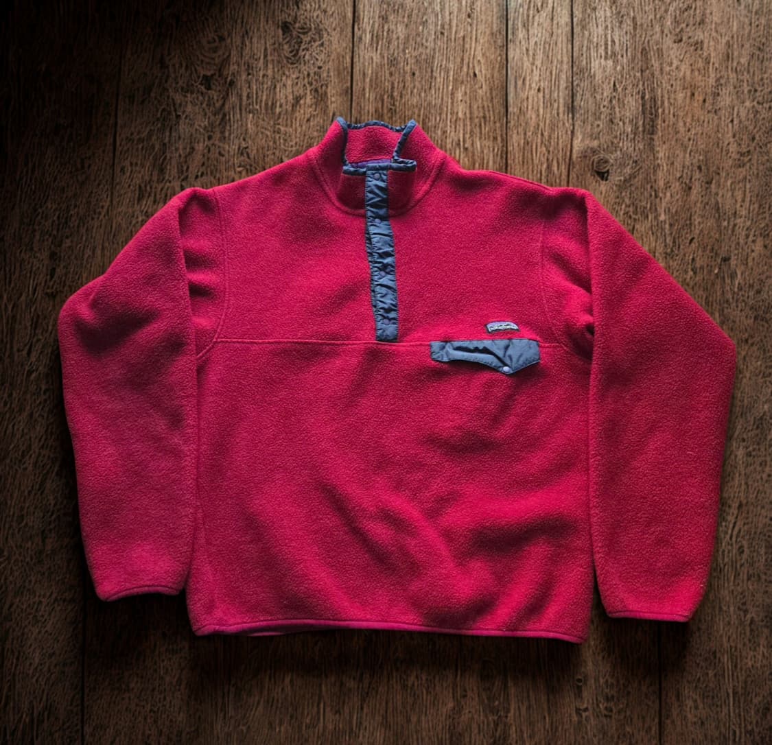 (M)파타고니아 90s 자메이카 레드 신칠라 플리스 상품이미지1