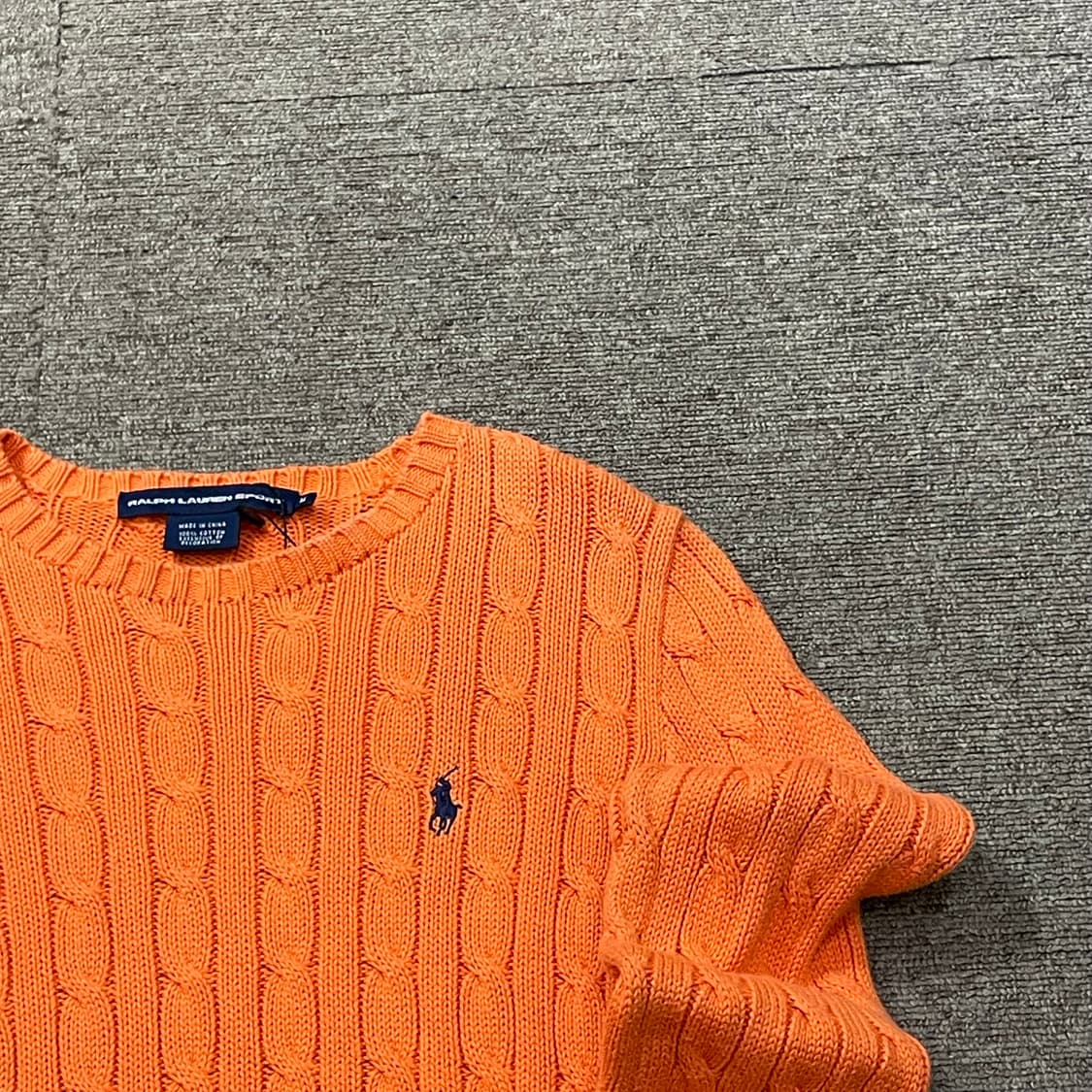 (M) POLO 폴로 랄프로렌 케이블 니트 상품이미지4