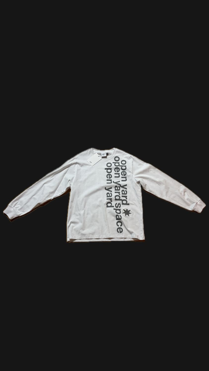 OY(오와이) BOLD PATCH 롱슬리브 - 흰색 상품이미지2