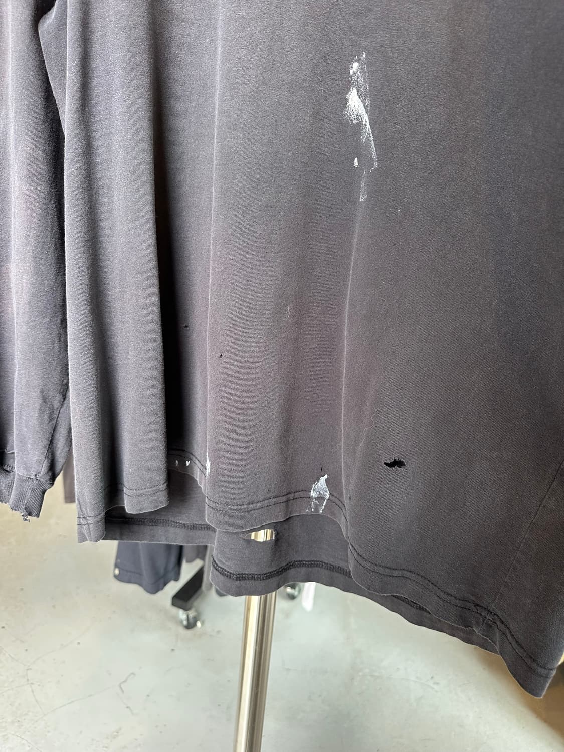 스타터 페이드 데미지 프린팅 롱슬리브 티셔츠 상품이미지5