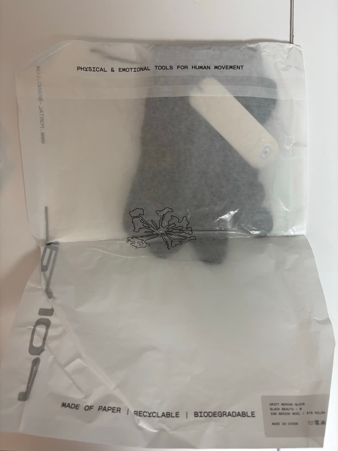 (M) Portal 포탈 메리노 울 글러브 블랙 상품이미지2