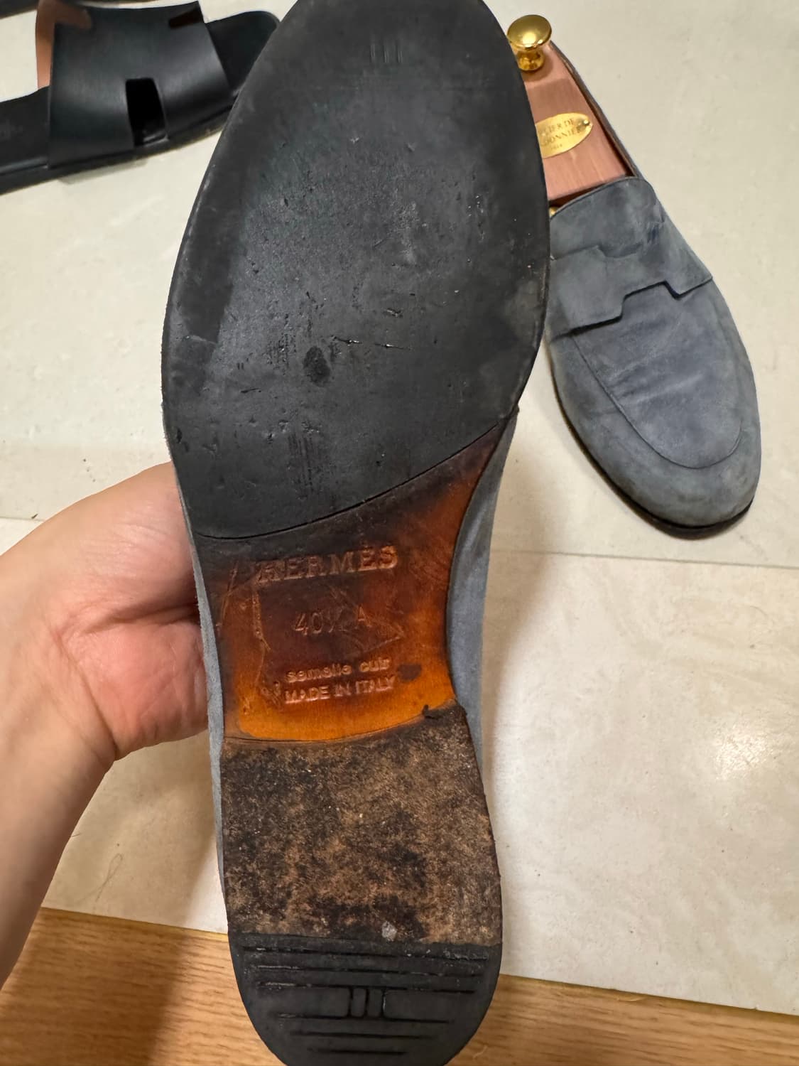 에르메스 스웨이드 로퍼 / 사이즈 40 1/2 상품이미지3
