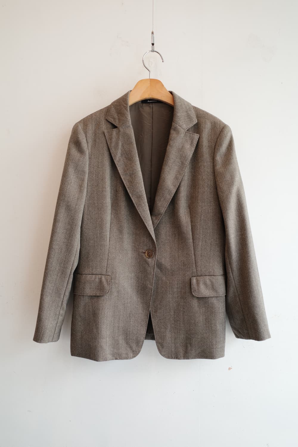 Aquascutum 아쿠아스큐텀 원버튼 울자켓 상품이미지1
