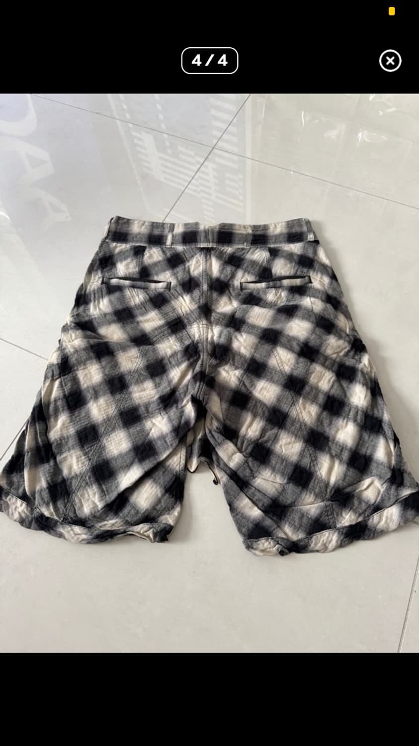 사스콰치페브릭스 패브릭 체크 쇼츠 상품이미지4