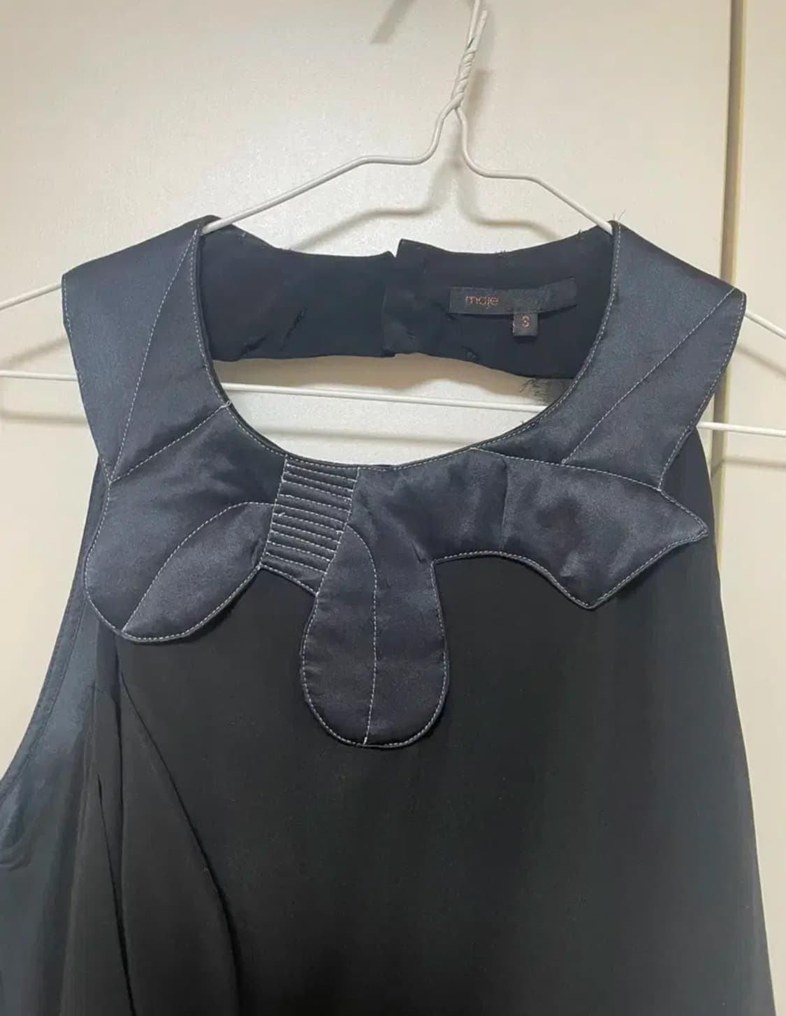 마쥬 슬리브레스 실크 원피스 S 사이즈 상품이미지2