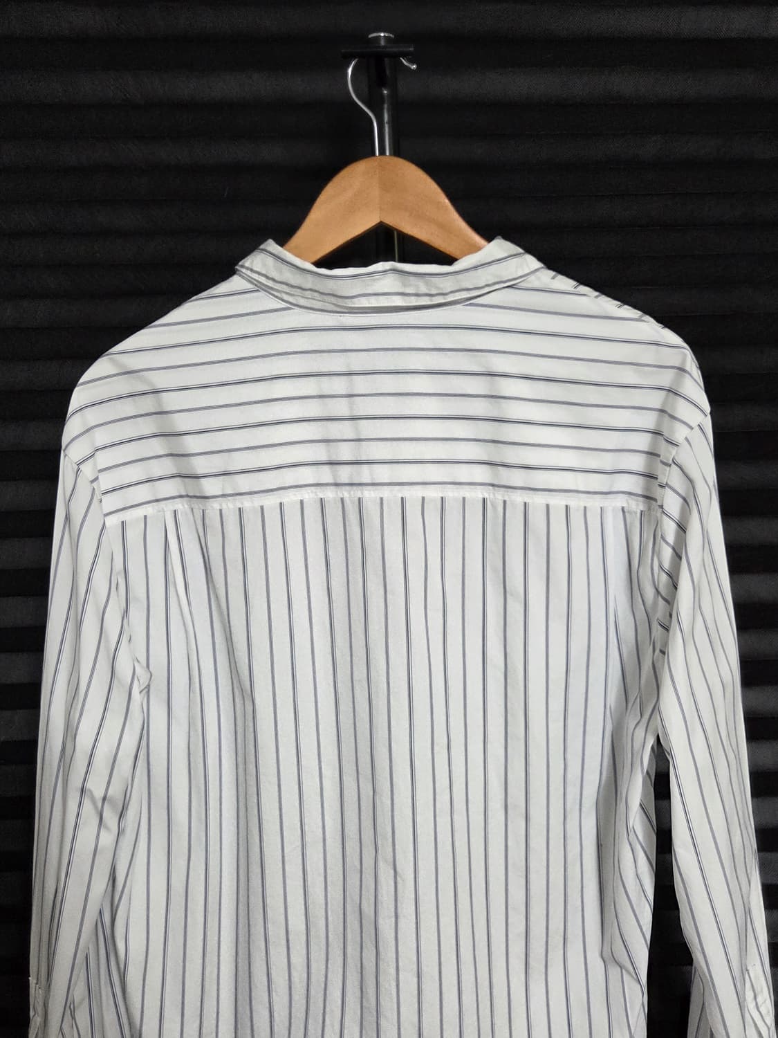 (정품) [솔리드옴므] 스트라이프 하프 풀오버 셔츠 | 00157 상품이미지6