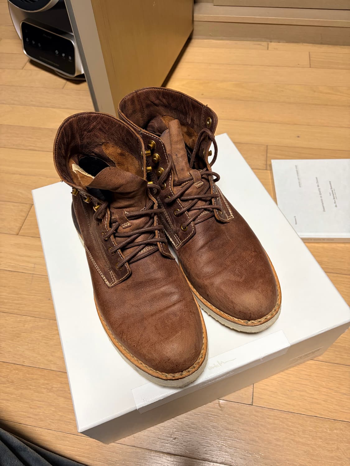 [M9] 25SS 비즈빔 버질부츠 다크브라운 virgil boots 상품이미지2