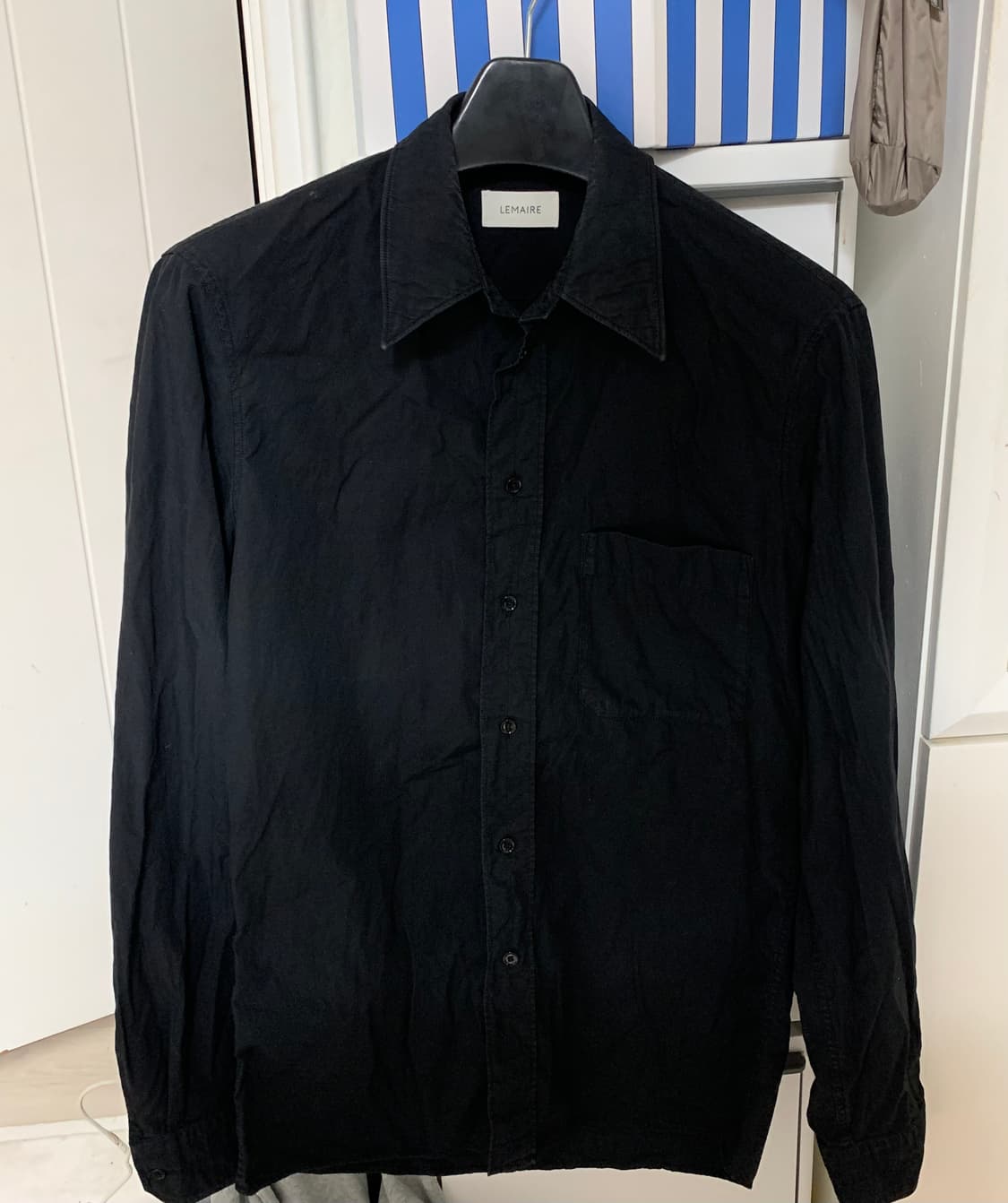 (S) 르메르 21ss 레귤러 셔츠 블랙 상품이미지1