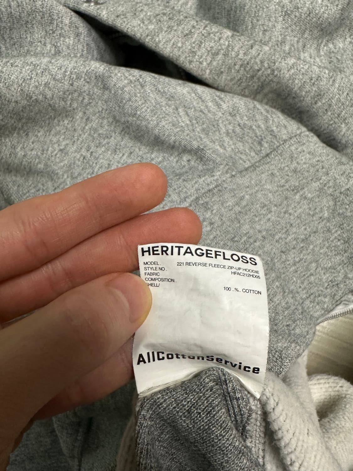 (M) 헤리티지플로스 221 리버스 플리스 후드집업  상품이미지3