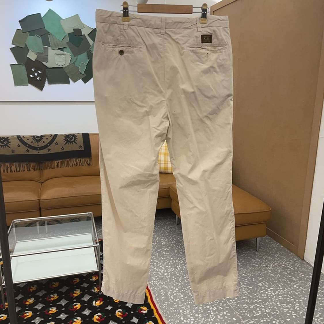 씨피컴퍼니 빈티지 크림아이보리 코튼팬츠 면바지 86 C08146 상품이미지4