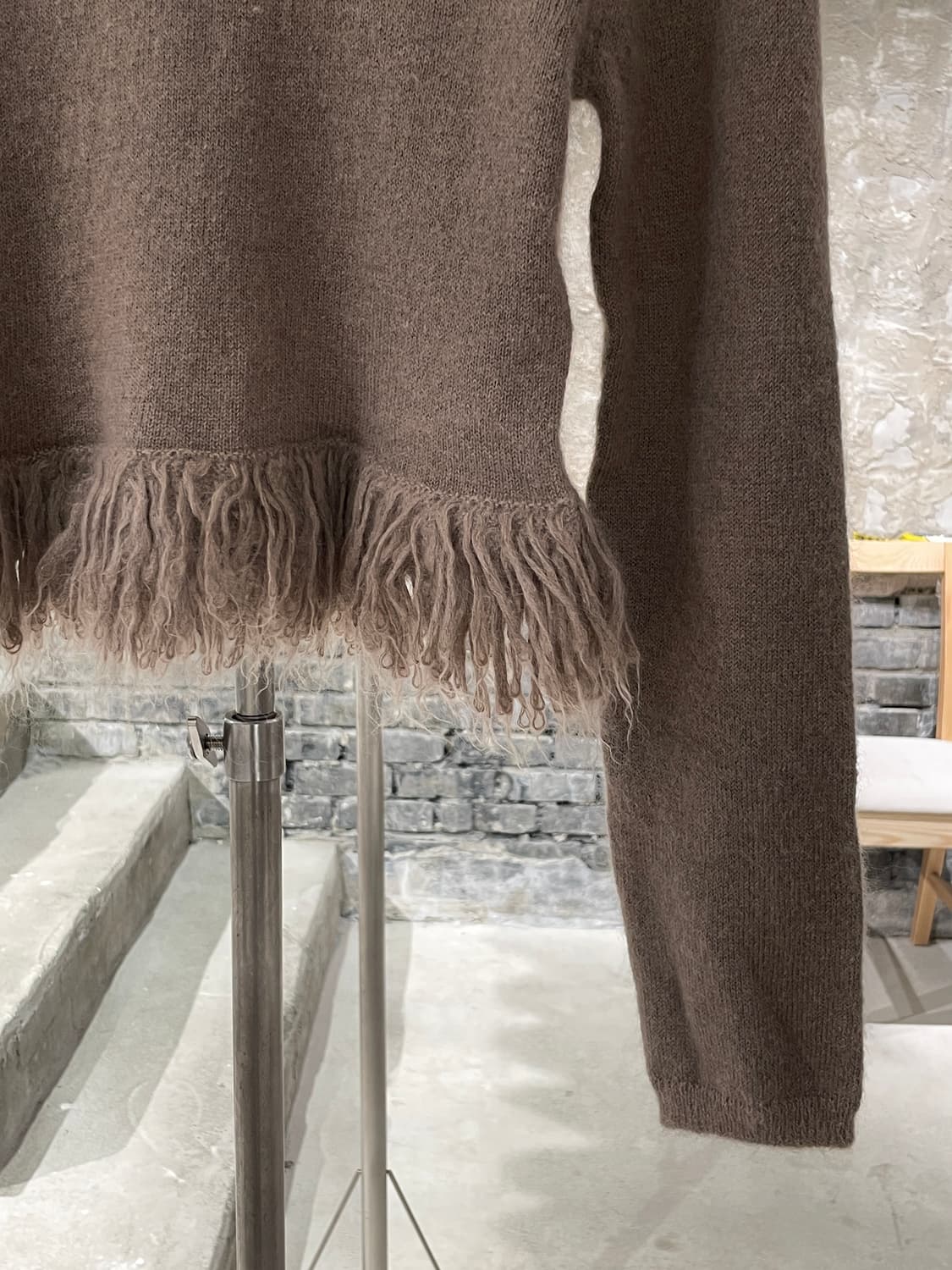 jw앤더슨 페이온 블렌드 모헤어 크롭 스웨터 상품이미지5