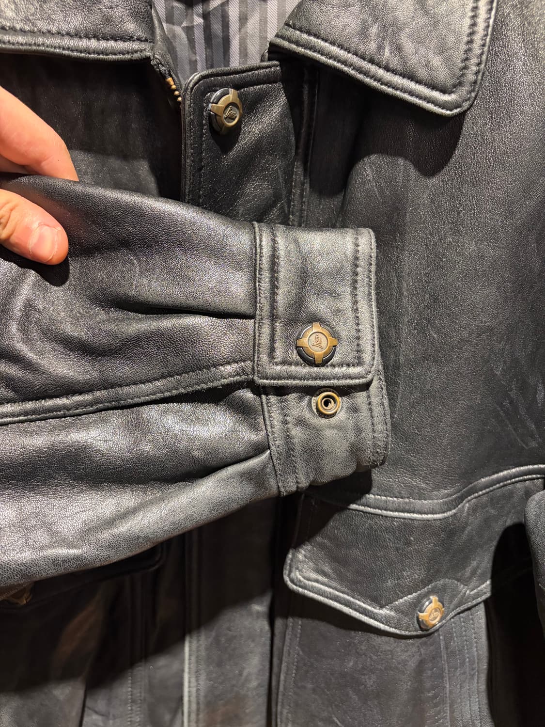 Vintage A2 sheep leather jacket 상품이미지6