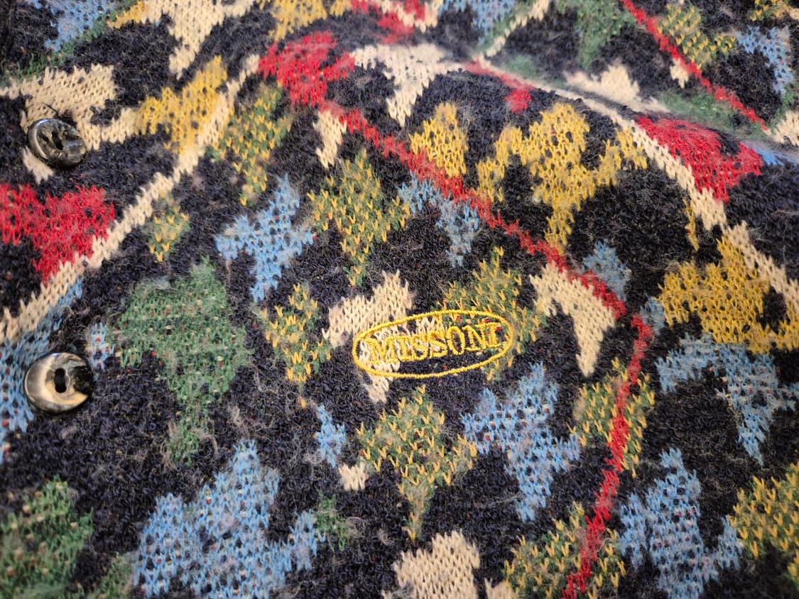 90s MISSONI 카라 니트 상품이미지6