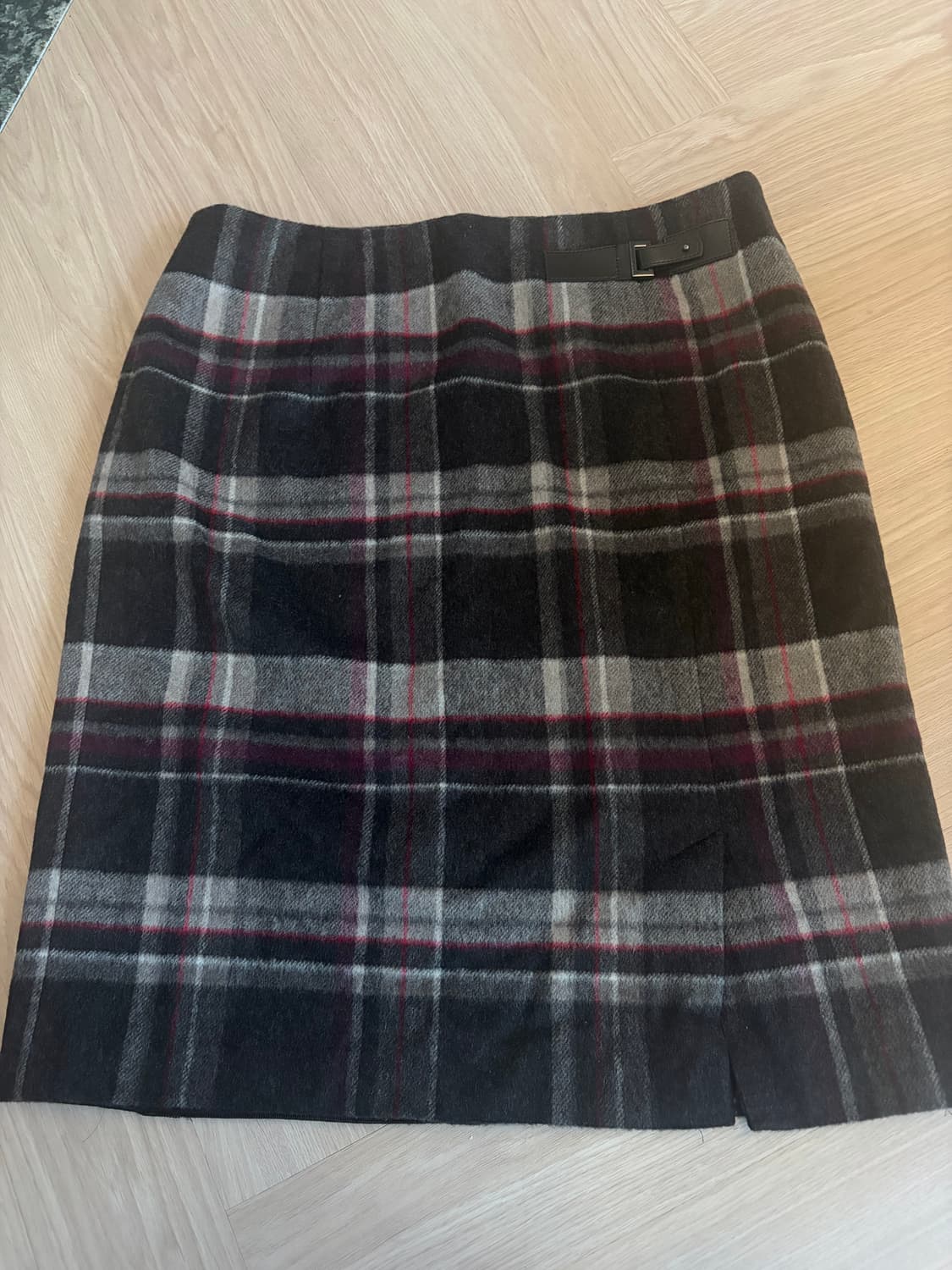 빈티지 체크 스커트 상품이미지2
