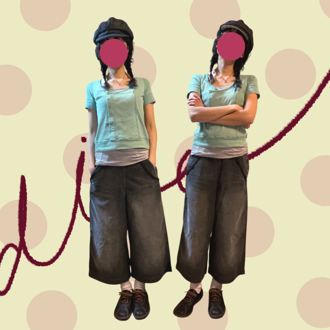 빈티지 디젤 흑청 코듀로이 와이드 오버롤 팬츠 상품이미지2